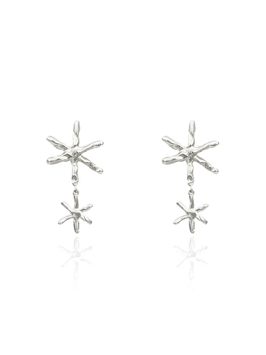 The classical star earrings no.3