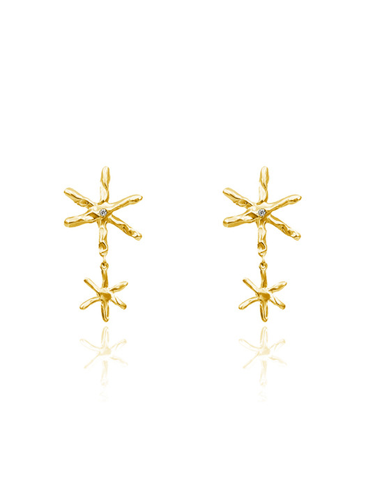 The classical star earrings no.3