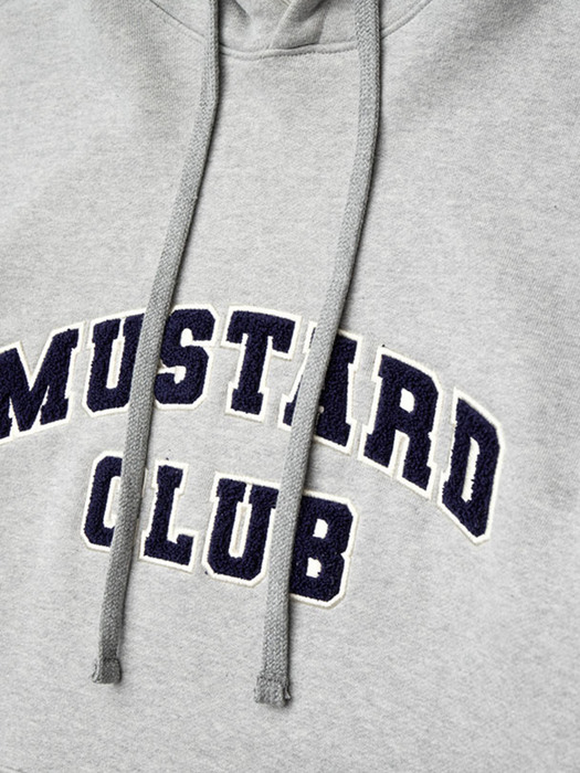 MUSTARD CLUB HOODIE(grey)