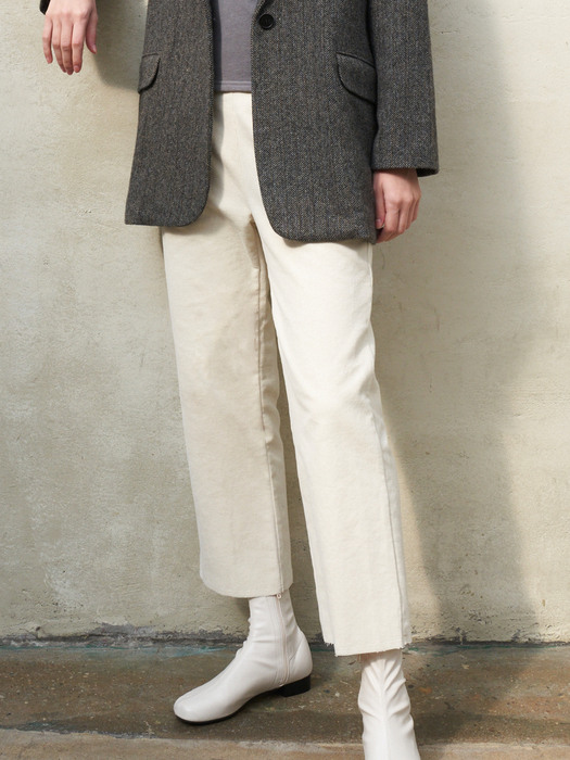 corduroy pants-cream