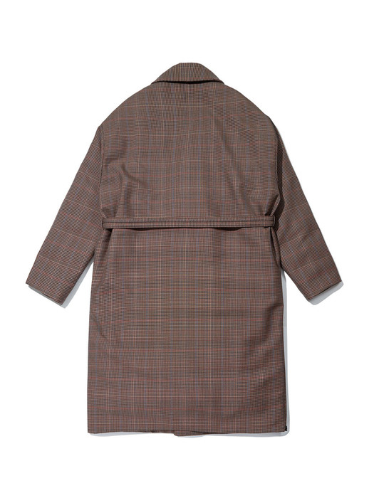 [black label] oversized check belted down coat_CLCAW19854BRX