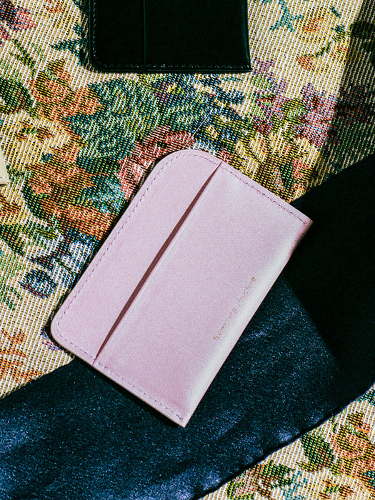 Plum Card Wallet  Powder Pink
