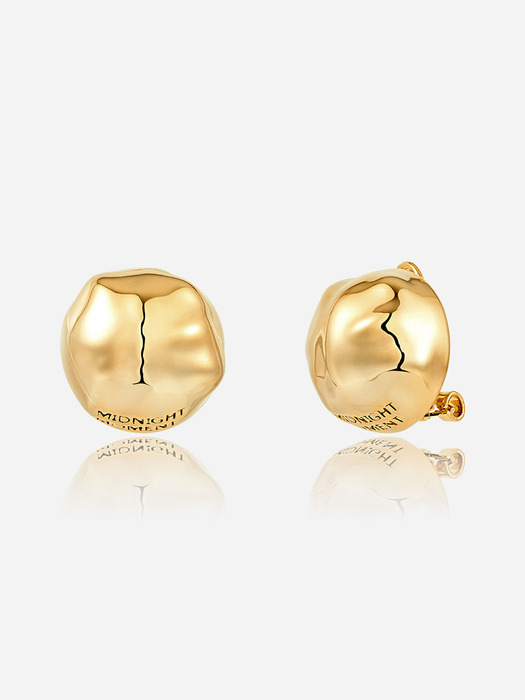[실버 단독]bumpy earring_2color