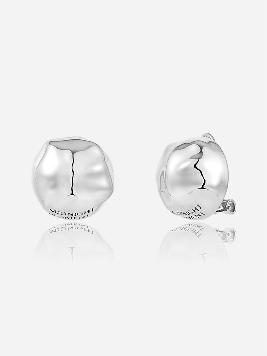 [실버 단독]bumpy earring_2color