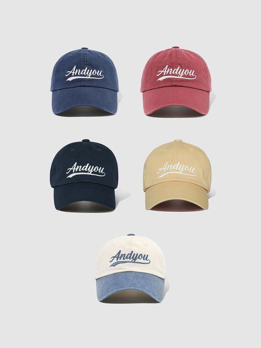 SEONYUDO Basic logo ball cap (5color)