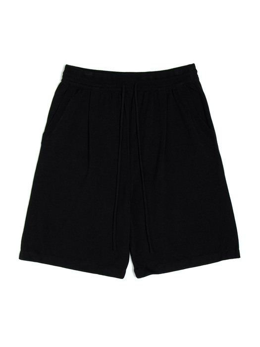  Summer Knit Shorts (Black)
