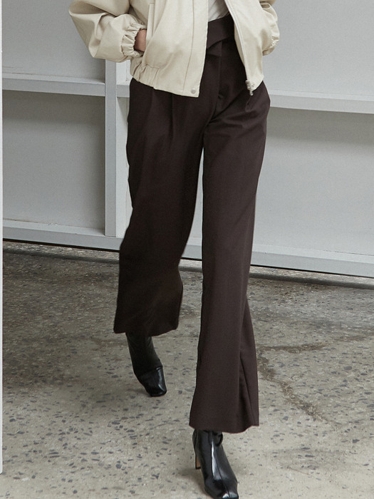 amr1319 folding pants (brown)