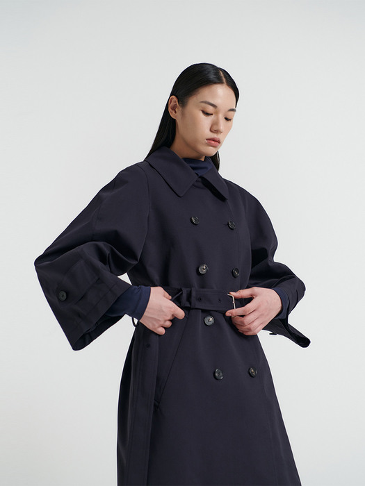 FONTE TRENCH COAT (NAVY)