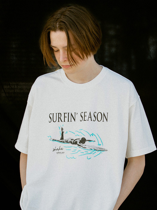 SURFIN SEASON TEE_WHITE
