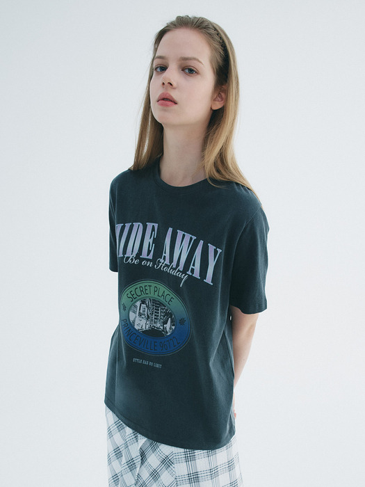 HIDE AWAY T-SHIRT in D/Grey VW2ME124-13