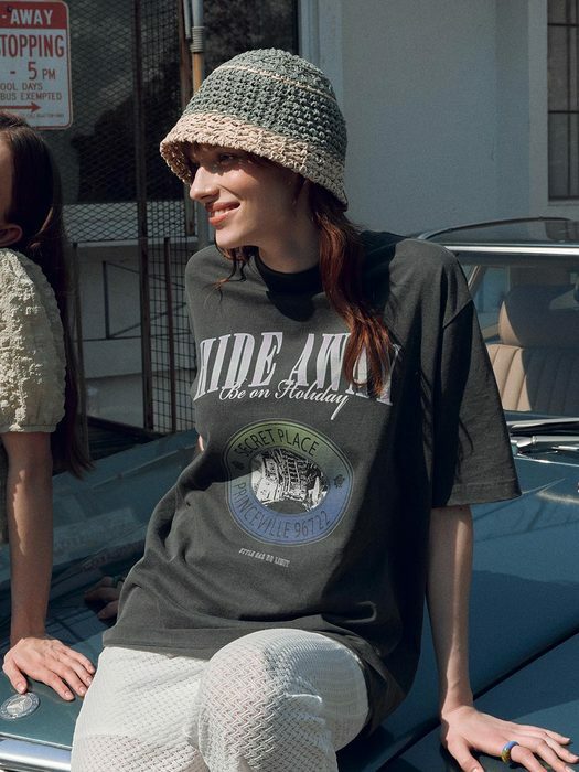 HIDE AWAY T-SHIRT in D/Grey VW2ME124-13