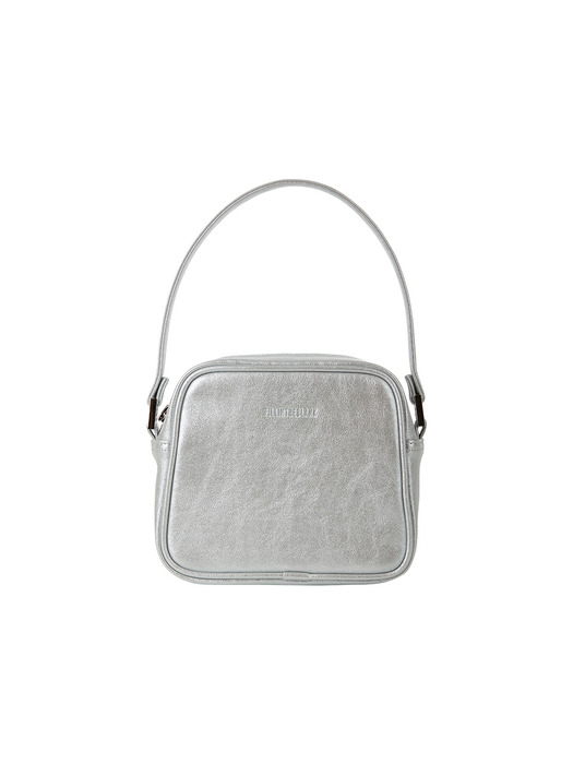 Trapezoid Mini Tote Bag (silver)