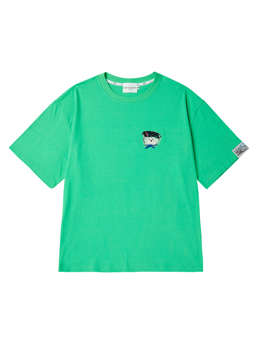 CHILDREN SKETCH LOGO T-SHIRT GREEN