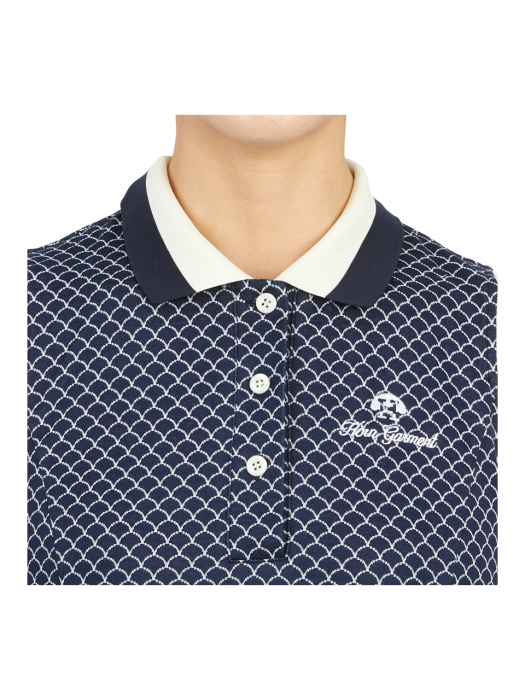 스케일 HHW 2A AP51 NAVY 여자 골프 폴로 민소매 티셔츠