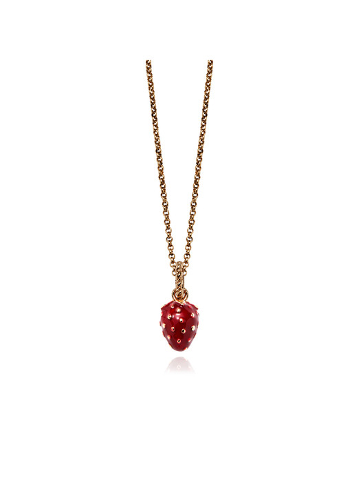 Berry Pendant Necklace Red