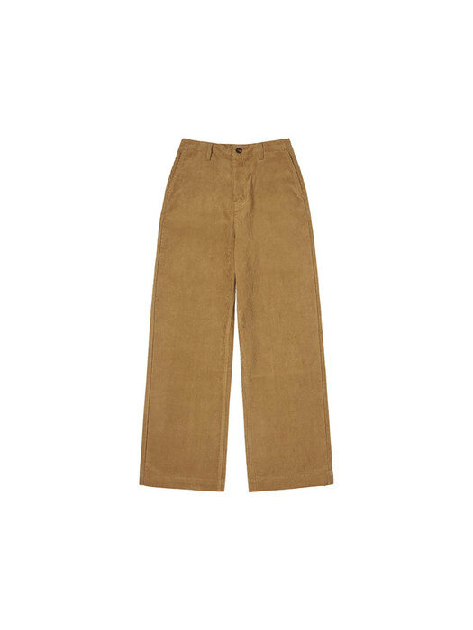 SIPT7060 wide corduroy pants_Camel