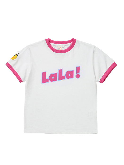 LaLa Twotone T-shirt(라라 투톤 티)[Pink]