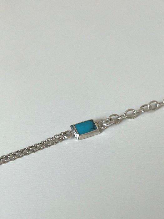 silver925 turquoise bracelet
