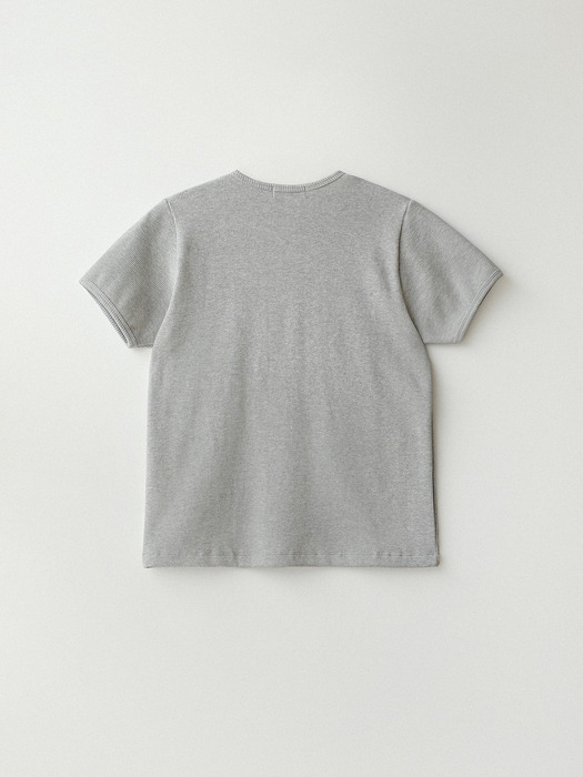 Noah waffle t-shirt (Gray)
