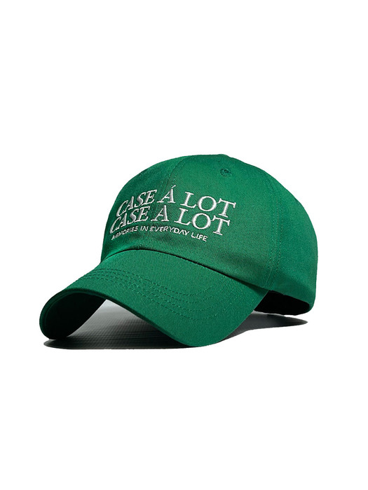 Slogon logo ball cap - green