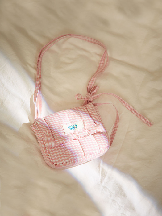 Pillow bag _ Pink stripe