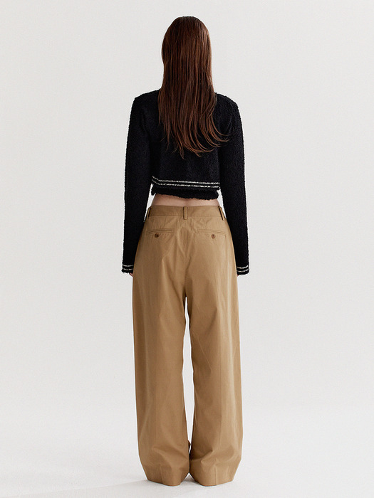 [COTTON] Two Tuck Wide Cotton Pants_2color