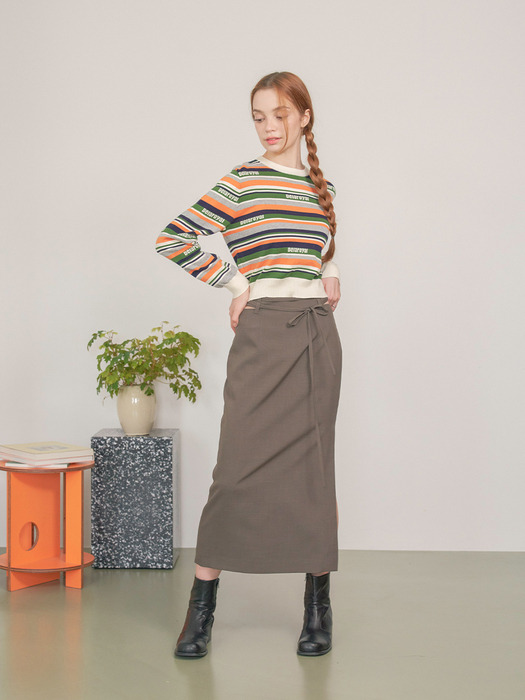 Cutout H-line skirt
