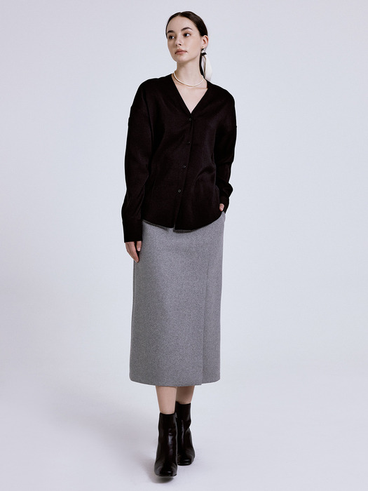 Pond wool skirt 3color