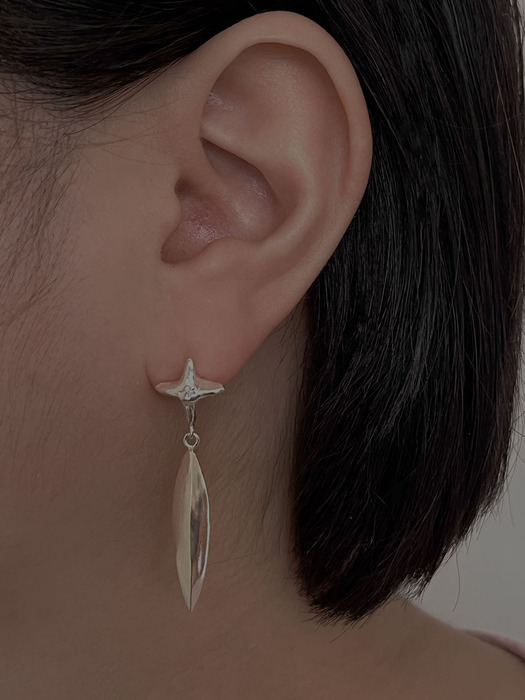 shimmering silver earrings - long type (쉬머링 실버귀걸이-롱타입) 