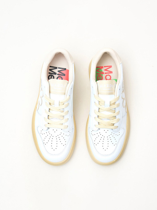 PUR LEATHER SNEAKERS_WHITE