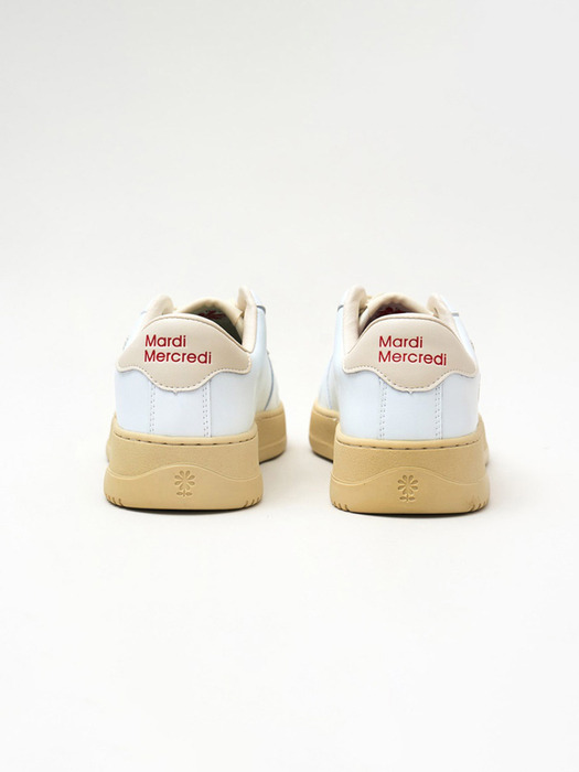 PUR LEATHER SNEAKERS_WHITE