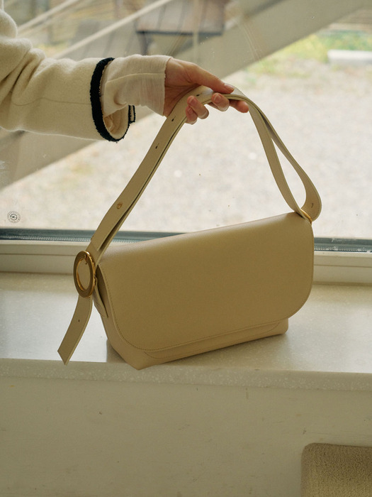 Vowy bag - Ivory, Black