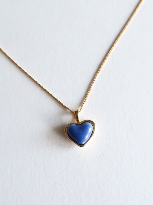Winter heart necklace [DOL blue ornament]