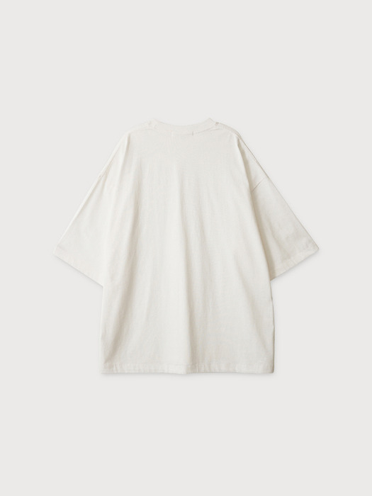 heavy cotton oversize t-shirt_white