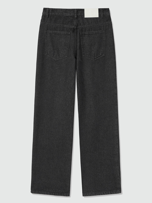 Dawn 2Pleats Wide Jeans DCPT007STNBlack