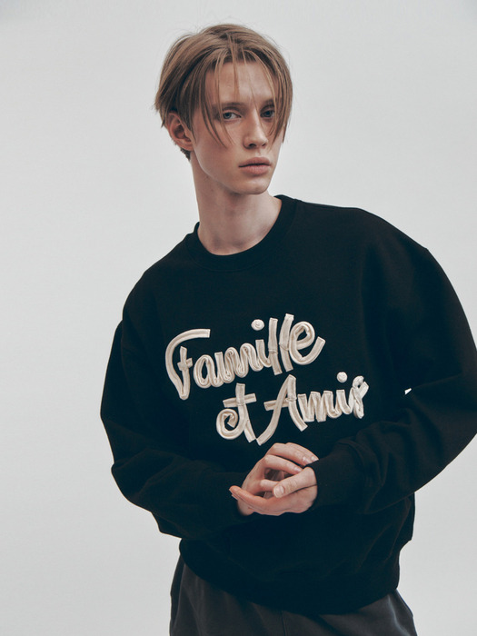 CRAFT SLOGAN SWEATSHIRT(BLACK)