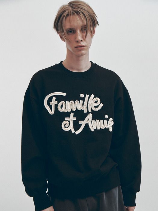 CRAFT SLOGAN SWEATSHIRT(BLACK)