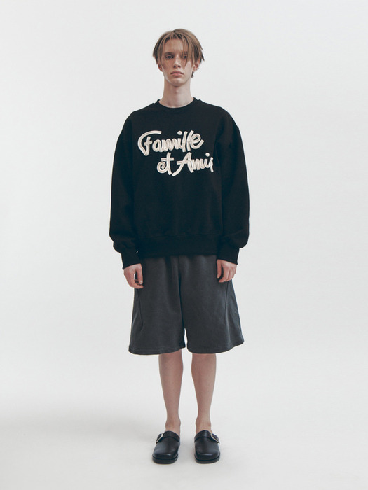 CRAFT SLOGAN SWEATSHIRT(BLACK)