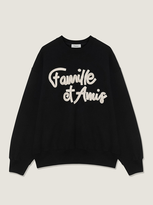 CRAFT SLOGAN SWEATSHIRT(BLACK)