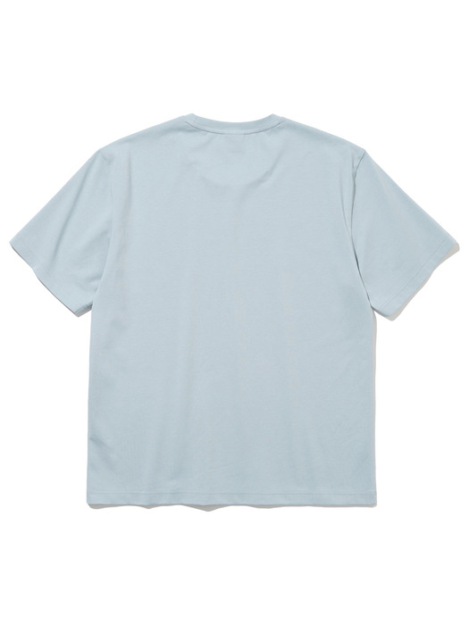 투에니더그 골프 프린트 반팔 티셔츠 [BLUE GREY]
