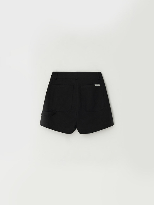 pocket shorts - black