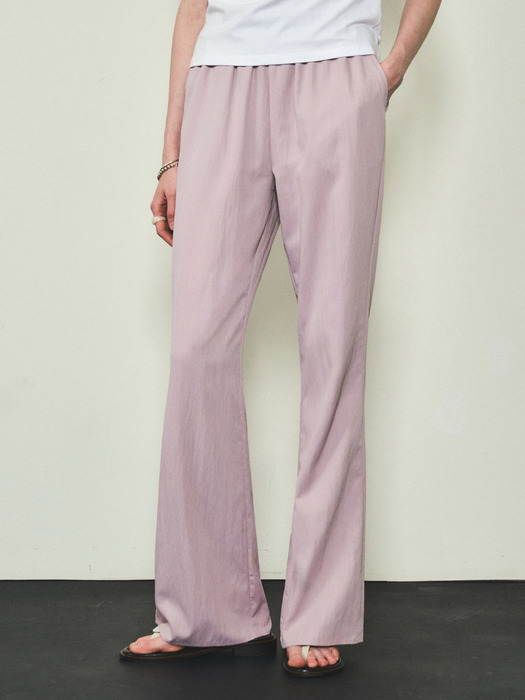 Summer Boot-cut Pants_CTB522(Light Pink)