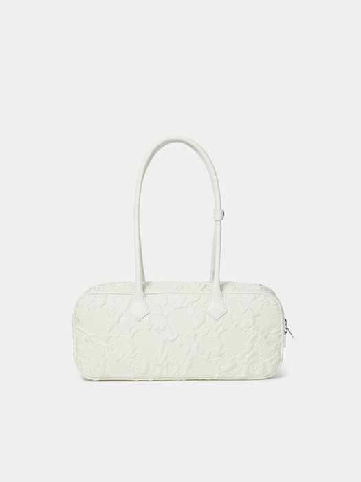 Urban Shoulder flower Bag (Cream)