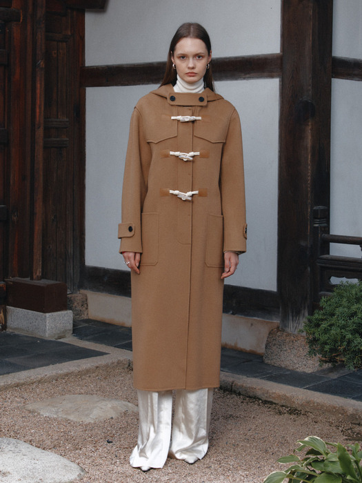 [리퍼브]VERRE Oversized Cashmere Handmade Duffel Coat_Camel