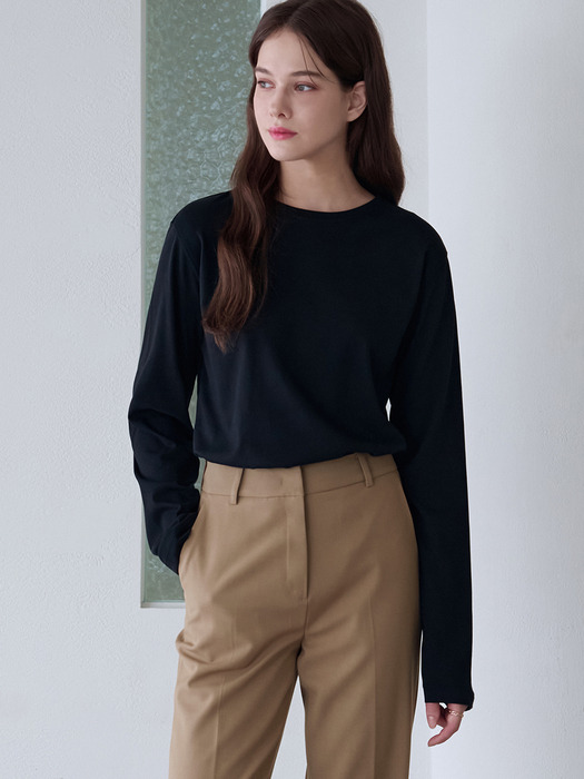 수피마 실켓 롱 슬리브 티셔츠 [4COLORS]
