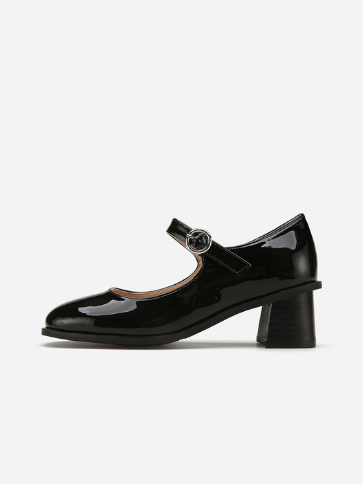 스퀘어 토 메리제인 펌프스 412311003 (6cm/3color)