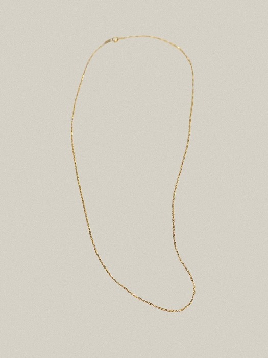 14K Twist Chain Necklace