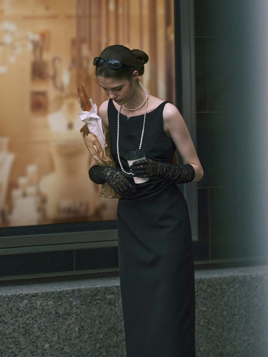 Diana Drape Sleeveless Dress(3color)