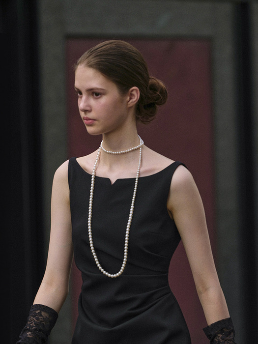 Diana Drape Sleeveless Dress(3color)