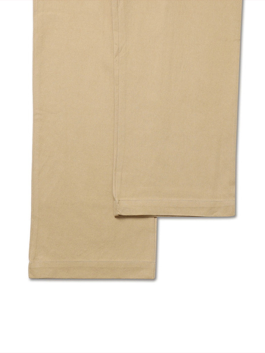 SOFT TWILL CHINO PANTS SAND BEIGE